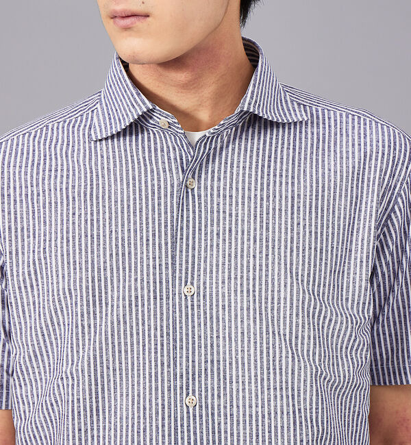 ABAHOUSE「多機能 スマートテック ジャージー 半袖シャツ」|シャツ・ブラウス|