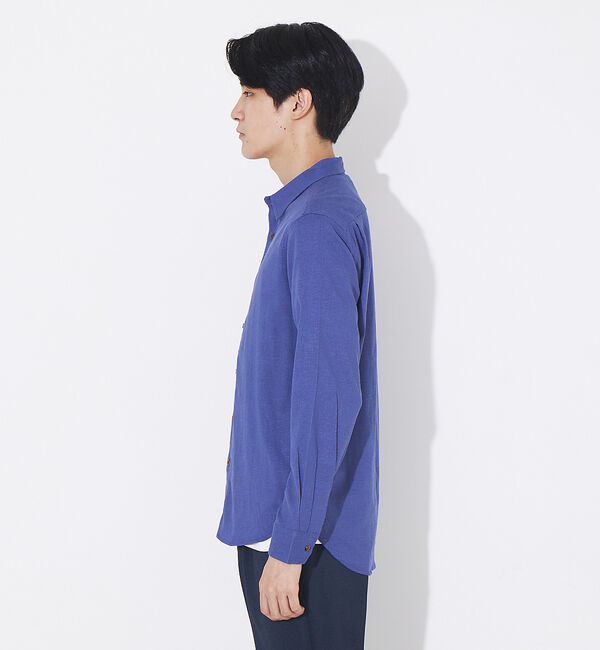 ABAHOUSE「【トロミリネン】スタンダード 長袖シャツ」|シャツ・ブラウス|