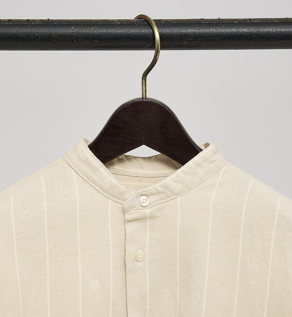 ABAHOUSE「【別注】Individualized shirts バンドカラーシャツ」|シャツ・ブラウス|