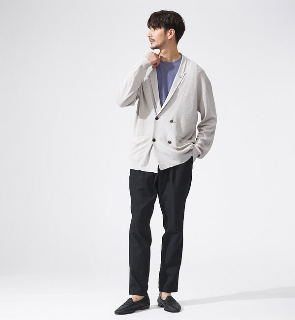 ABAHOUSE「リネンプレーティング ニットジャケット / サマージャケット」|その他|