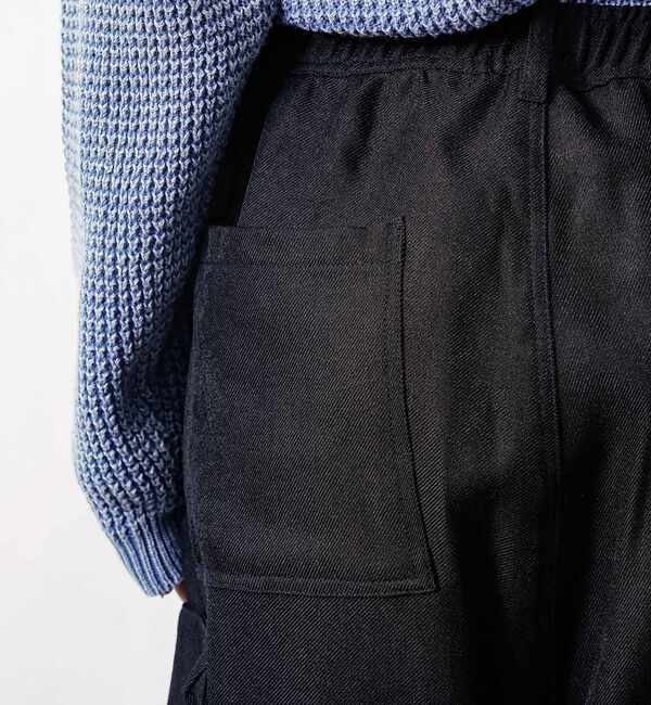 ABAHOUSE「POLY TWILL WIDE MILITARY CARGO/ワイドカーゴパンツ」|カーゴ|