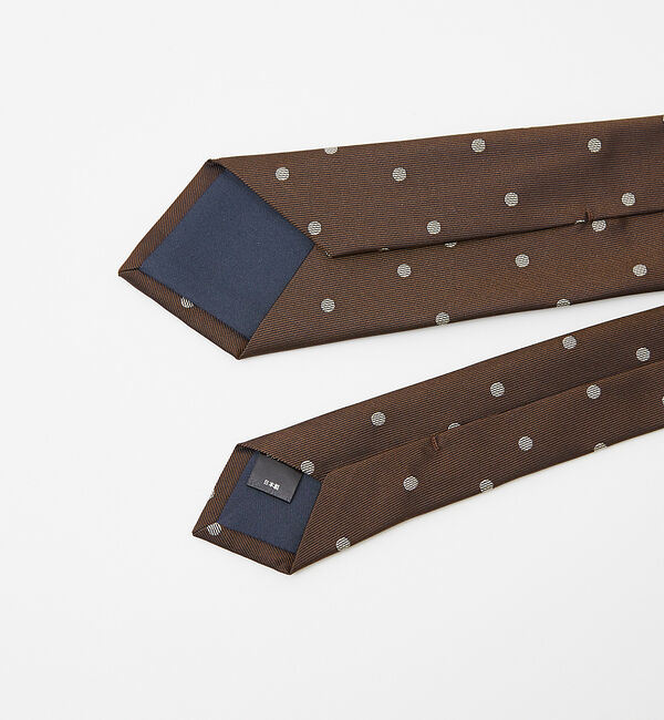 ABAHOUSE「シルクネクタイ ドット柄 / MADE IN JAPAN」|ネクタイ・蝶ネクタイ|