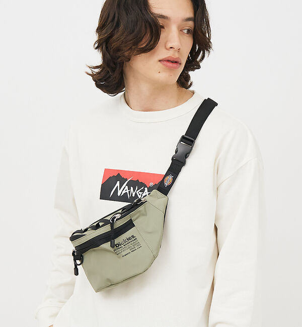 ABAHOUSE「【DICKIES/ディッキーズ】TEXT LOGO WAISTBAG 80977」|その他|グレー
