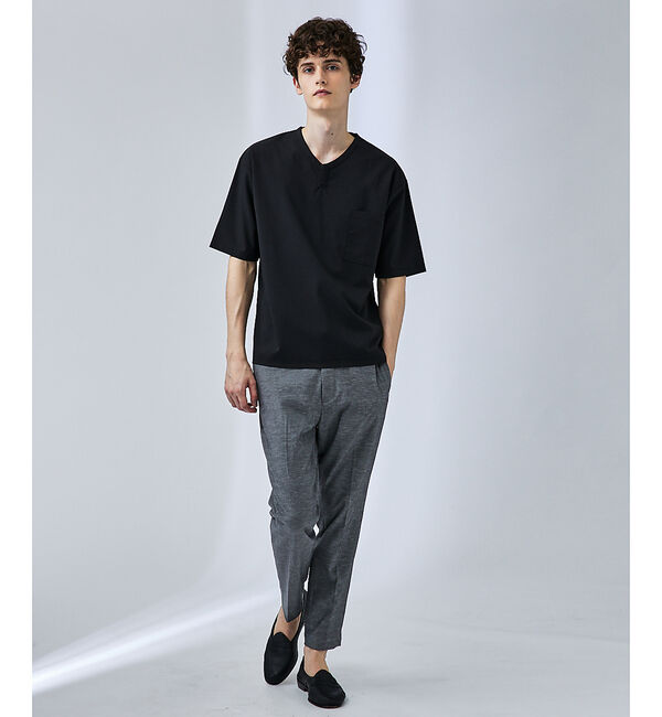 ABAHOUSE「【リネン&times;マルチ機能】シェルタリングドライ ノータック イージーパンツ / スト」|その他|