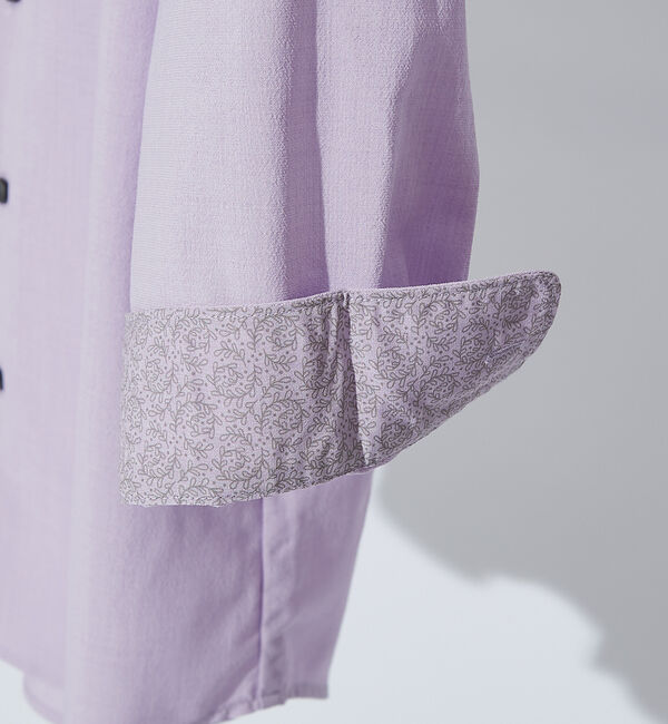 ABAHOUSE「【リネンタッチ】7分袖シャツ」|シャツ・ブラウス|