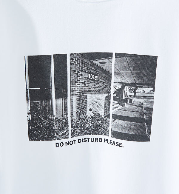 ABAHOUSE「DoNotDisturb グラフィック プリント 半袖Tシャツ/オーバーサイズ/」|Tシャツ・カットソー|