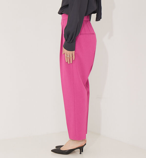 Rouge vif「【XSサイズ展開】【セットアップ対応】ウールタッチテーパードパンツ」|その他|