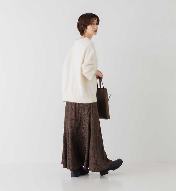 Rouge vif「花柄マキシスカート」|スカート|