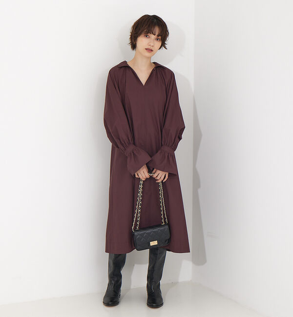 Rouge vif「2WAY襟タックワンピース」|ワンピース|