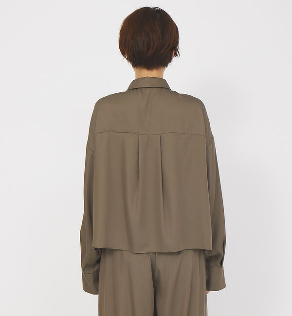 Rouge vif「【セットアップ対応】スリーブスリットシャツ」|シャツ・ブラウス|