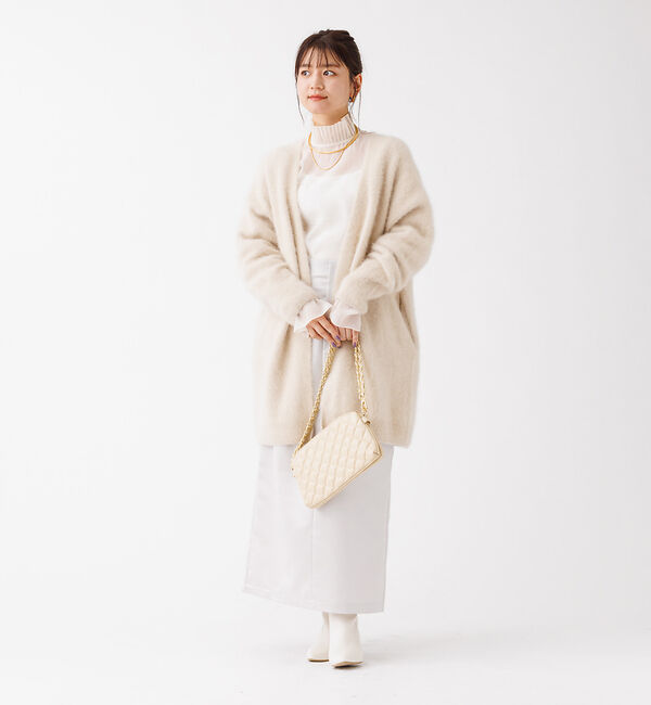 Rouge vif「プリーツネックシアーブラウス」|シャツ・ブラウス|