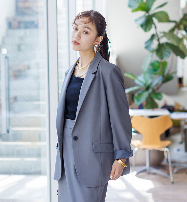 Rouge vif「【セットアップ対応】 シングルテーラードジャケット」|テーラードジャケット|