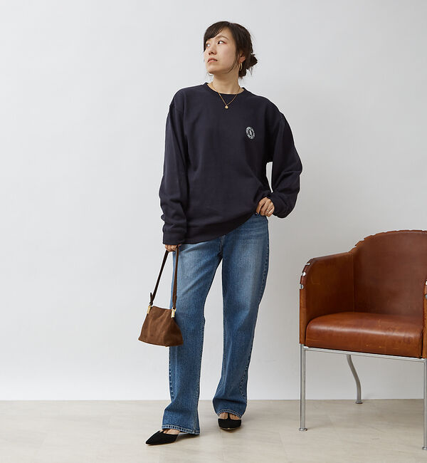 Rouge vif「【RED CARD/レッドカード】One-Day ルーズストレート デニム」|デニム|