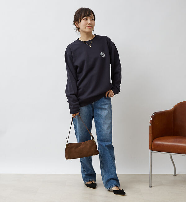 Rouge vif「【RED CARD/レッドカード】One-Day ルーズストレート デニム」|デニム|