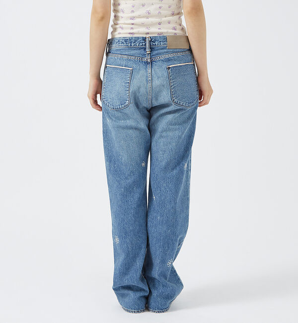 Rouge vif「【KURO/クロ】GRAPHITE INDIGO / ストレートデニム / ダメ」|デニム|