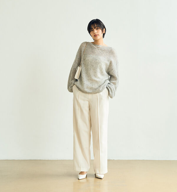 Rouge vif「ウールライクイージーストレートパンツ」|その他|