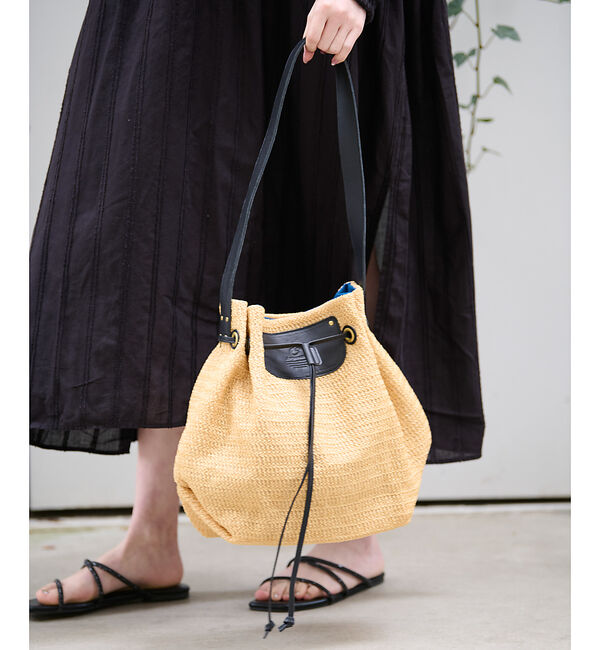 Rouge vif「【Ampersand / アンパサンド】basket like bag/AP24」|ショルダー・メッセンジャー|