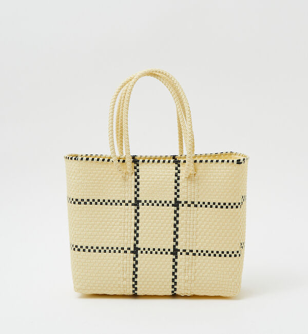 Rouge vif「【MOON BIRD/ムーンバード】手編みのメルカドバッグ/TANPIN S/手」|トートバッグ|クリーム