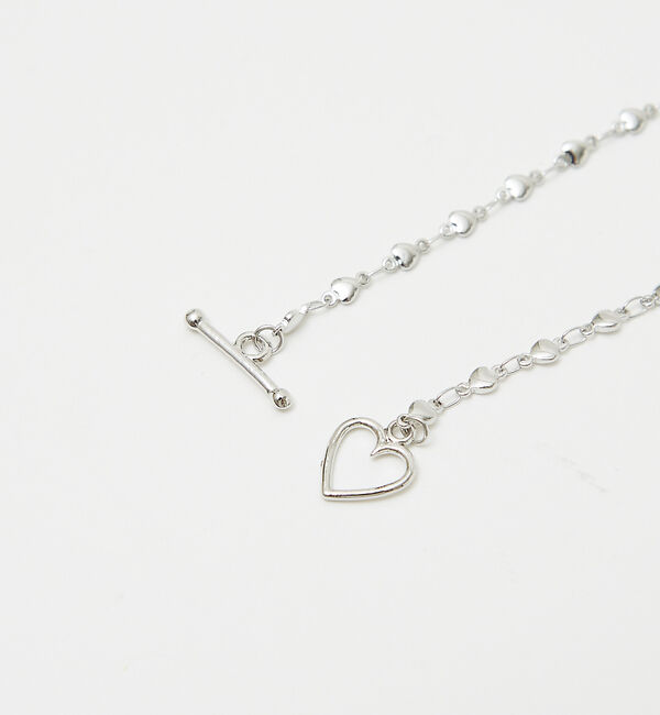 qualite「ハートチェーンネックレス」|ネックレス|