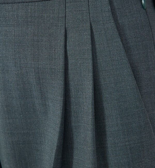 qualite「【セットアップ対応】ウールトロ2タックストレートパンツ」|その他|