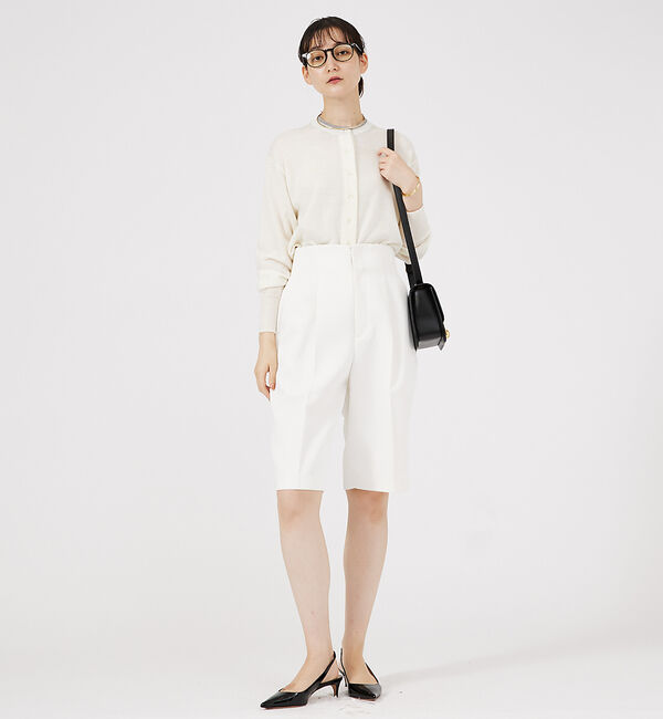 qualite「ウールハイゲージニットカーディガン」|カーディガン|