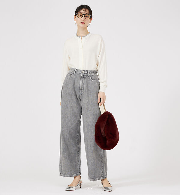 qualite「ウールハイゲージニットカーディガン」|カーディガン|