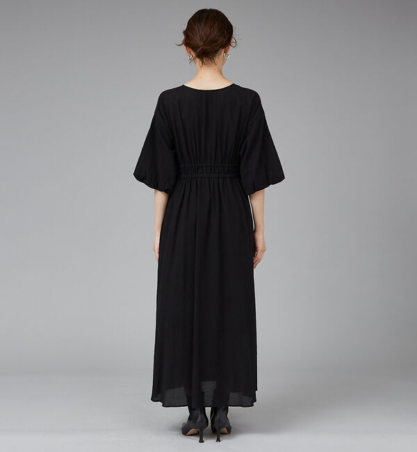 qualite「ウェストギャザーワンピース」|ワンピース|