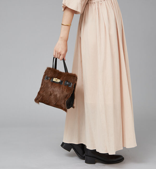 qualite「ウェストギャザーワンピース」|ワンピース|