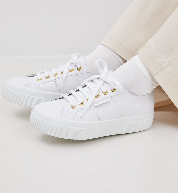 qualite「【PELLICO&times;SUPERGA】コラボスニーカー」|スニーカー|ホワイト