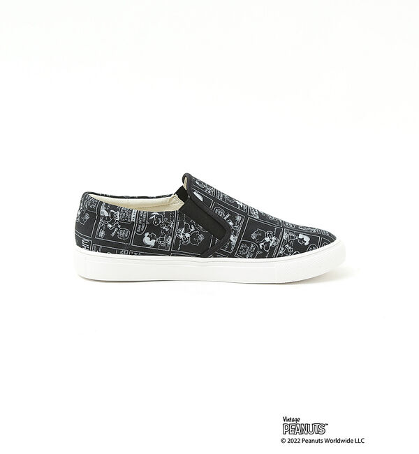 AU BANNISTER「【PEANUTS&times;Au BANNISTER】スヌーピーコラボ スリッポンスニーカ」|スニーカー|
