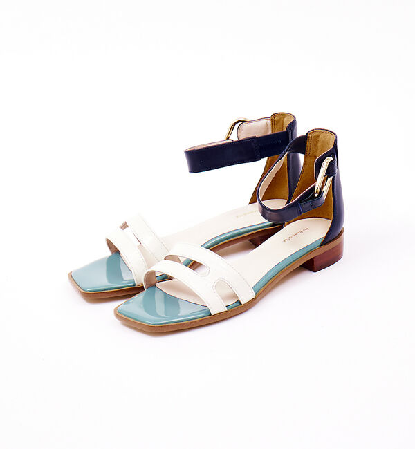 AU BANNISTER「【ロングヒットアイテム】アンクルストラップサンダル」|サンダル|ブルー