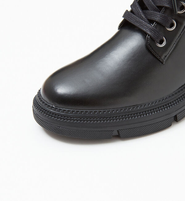 AU BANNISTER「【LAROUTE】トラックソール編上げブーツ」|ショートブーツ|