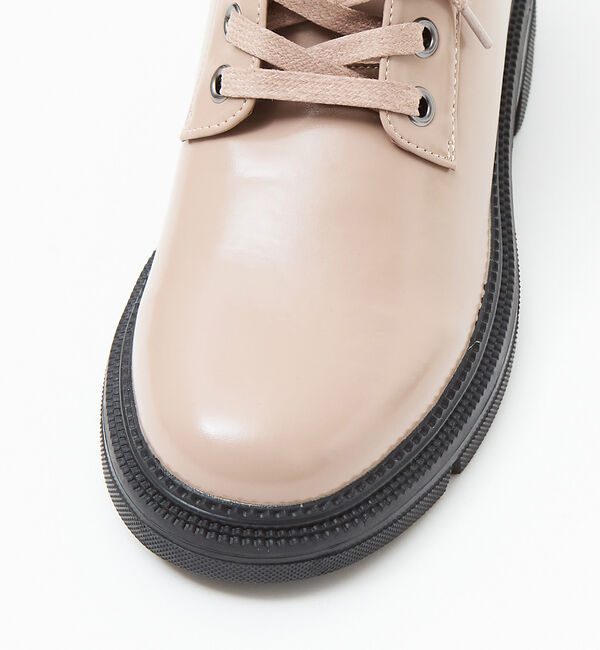 AU BANNISTER「【LAROUTE】トラックソール編上げブーツ」|ショートブーツ|