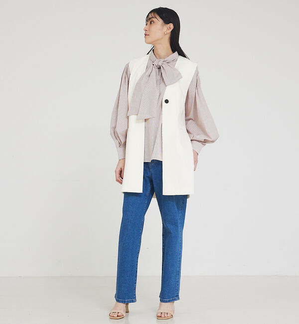 abahouse mavie「2WAYボウタイスキッパーシャツ」|シャツ・ブラウス|