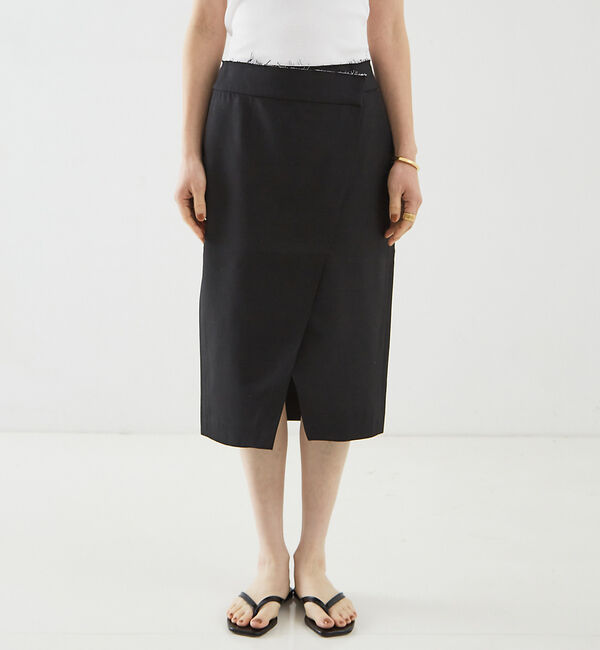 The Store by C' 「【ROHE】膝丈ラップスカート」|スカート|