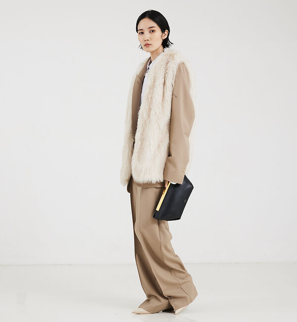 The Store by C' 「【COCUCA】エコファーベスト」|ダウンベスト・ベスト|