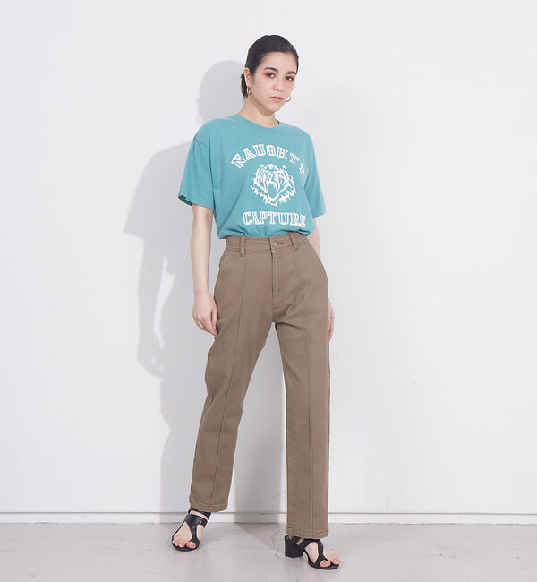 NOMINE「ピンタックデニムパンツ」|デニム|