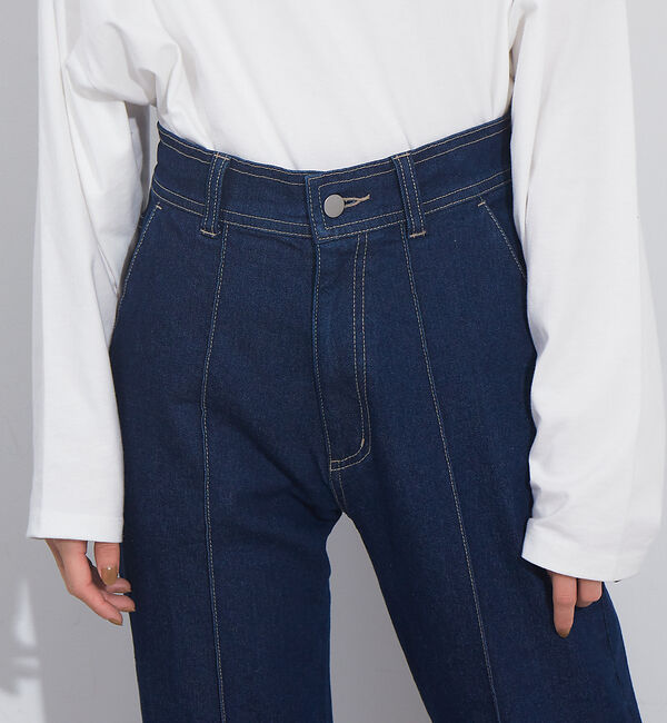 NOMINE「ピンタックデニムパンツ」|デニム|