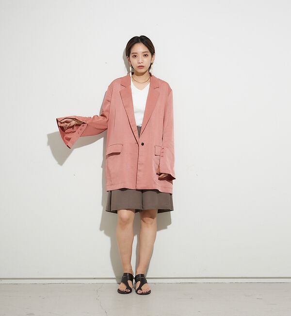 NOMINE「スリットスリーブルーズジャケット」|テーラードジャケット|