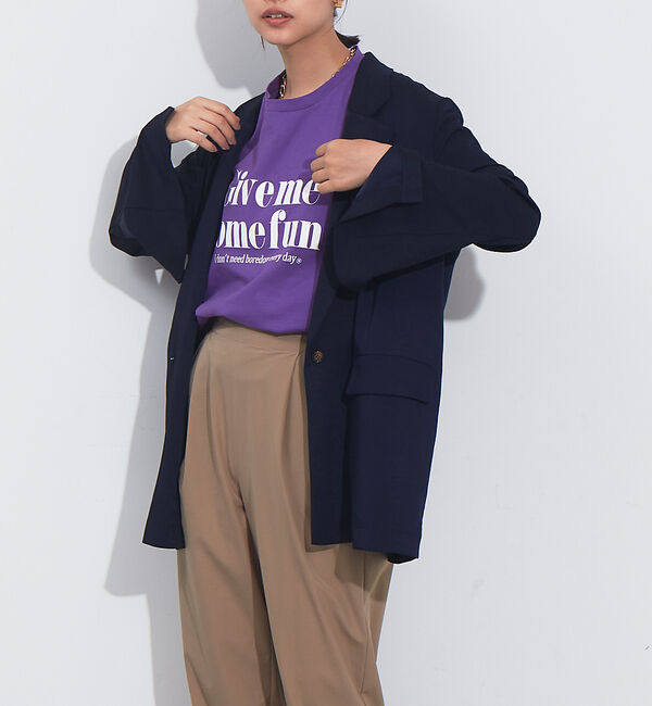 NOMINE「スリットスリーブルーズジャケット」|テーラードジャケット|