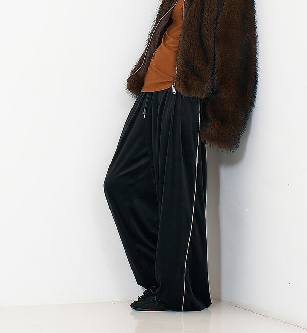 NOMINE「【セットアップ】ベロアトラックパンツ」|その他|