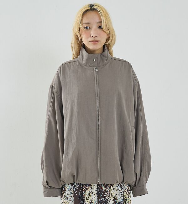 NOMINE「中綿 ドルマン ボリューム ブルゾン」|ブルゾン・スタジャン|