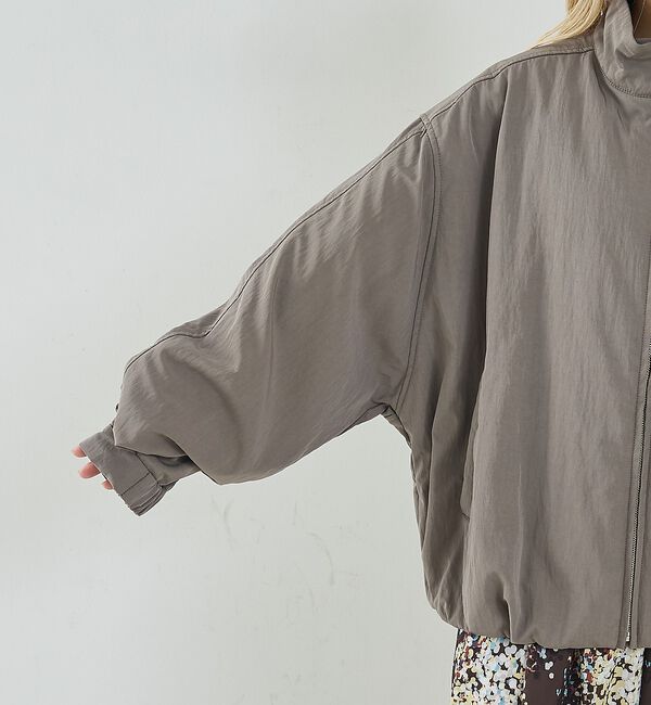 NOMINE「中綿 ドルマン ボリューム ブルゾン」|ブルゾン・スタジャン|