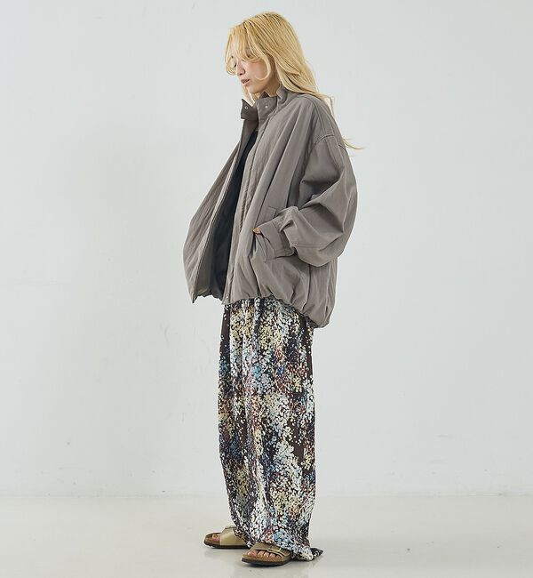 NOMINE「中綿 ドルマン ボリューム ブルゾン」|ブルゾン・スタジャン|