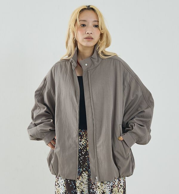 NOMINE「中綿 ドルマン ボリューム ブルゾン」|ブルゾン・スタジャン|