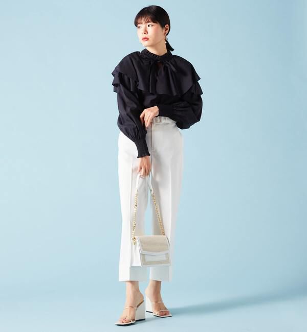 TIARA「2WAYフリルブラウス」|シャツ・ブラウス|