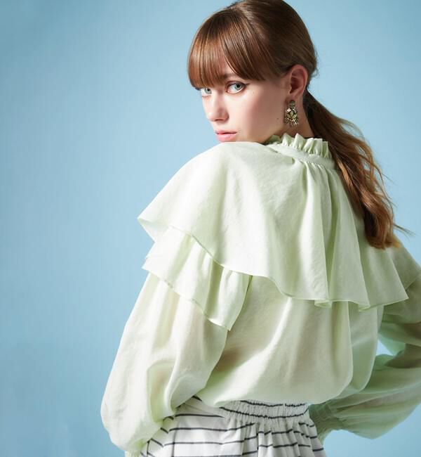 TIARA「2WAYフリルブラウス」|シャツ・ブラウス|