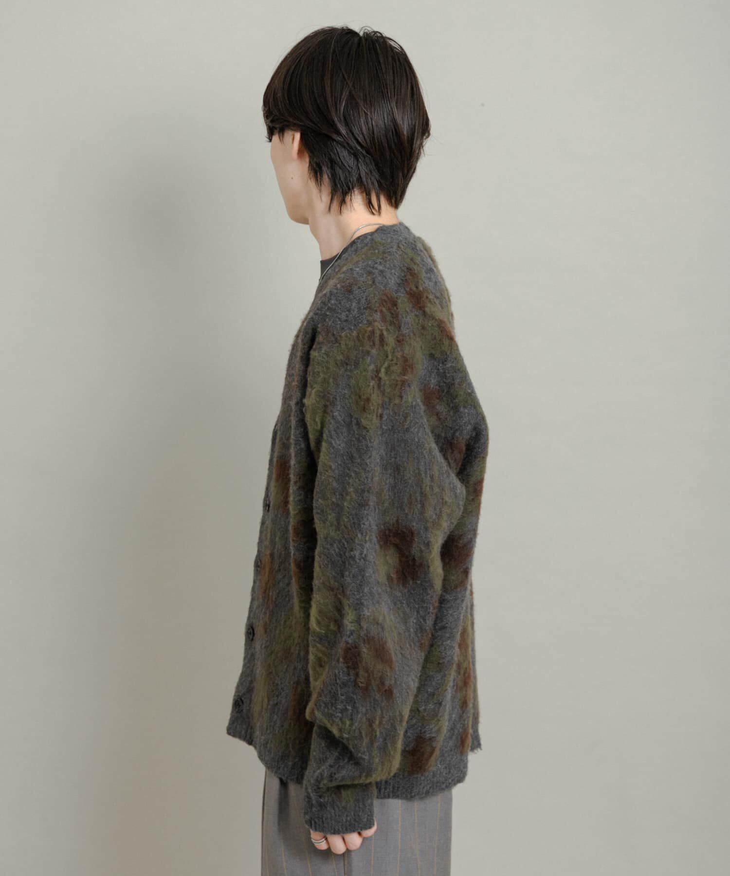 SENSE OF PLACE by URBAN RESEARCH「ツリーカモニットカーディガン」|ニット・セーター|
