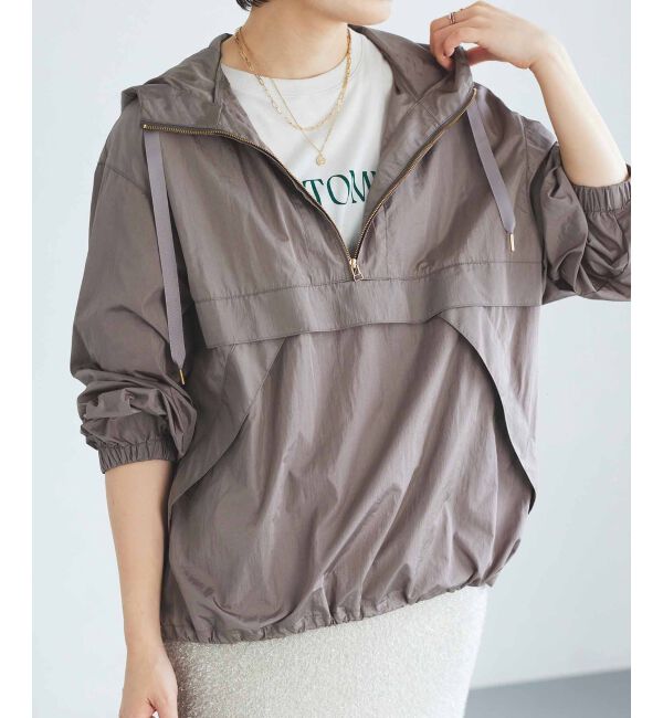 le.coeur blanc「シャイニーナイロンアノラックパーカー」|その他|