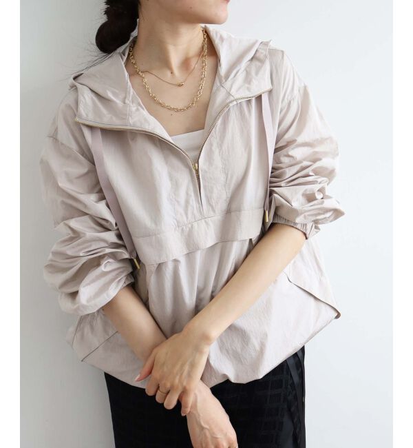 le.coeur blanc「シャイニーナイロンアノラックパーカー」|その他|